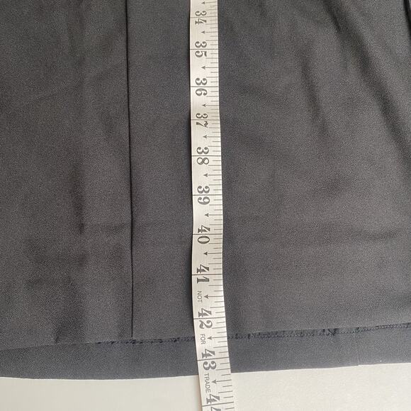 Anthropologie BHLDN‎ Dress ONE SHOULDER Sz 12 Black Slit Cutout Back Midi NEW - Picture 14 of 16